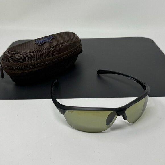 Sunglasses Maui Jim MJ426-11M 71-16 - 116 Black UNISEXHOT SANDS with HT lenses